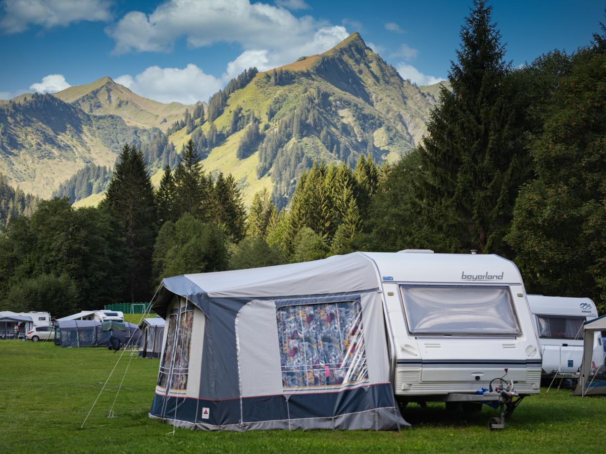 Campingplatz Camping Vorderboden im kleinen Walsertal